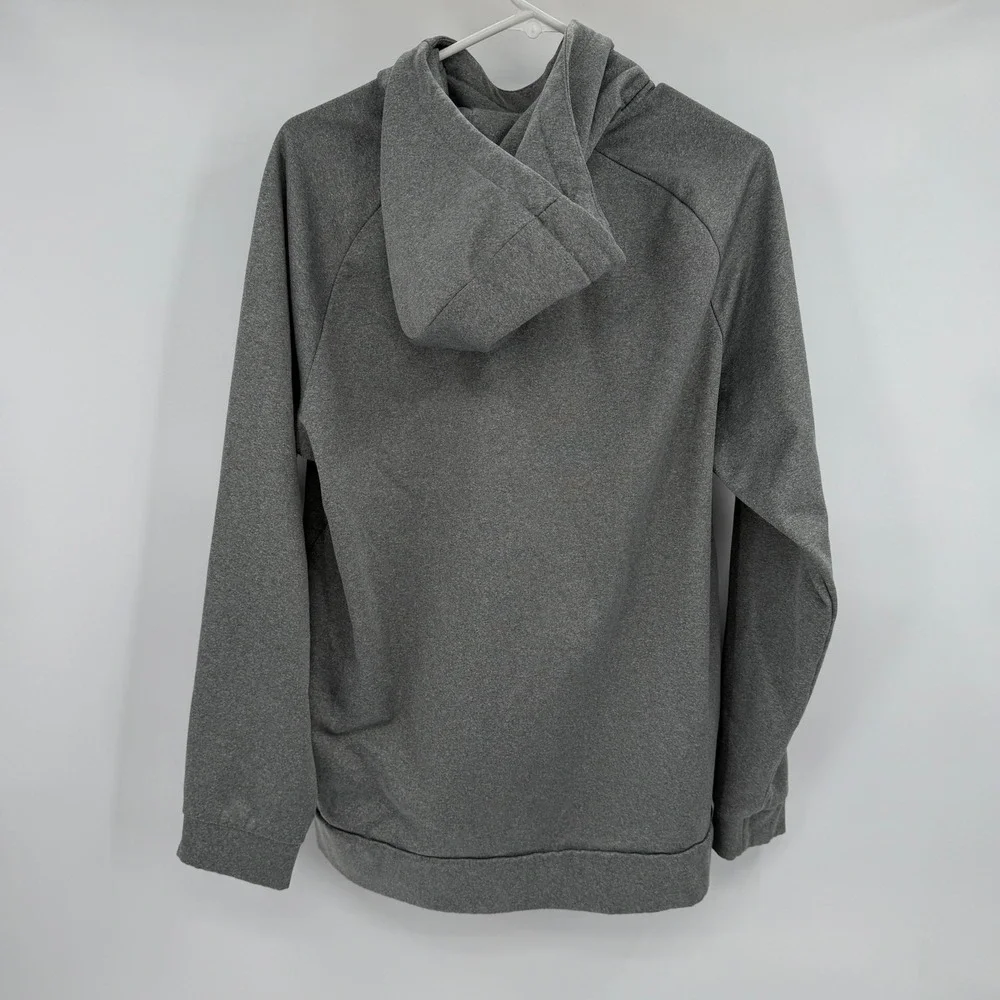 Nike Hoodie Mens Size Medium Gray Dri-Fit Pullover Training Sweatshirt